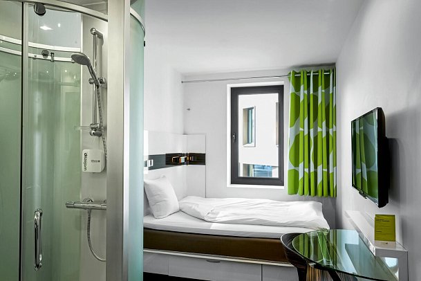 Wakeup Copenhagen, Borgergade - Wohnbeispiel Einzelzimmer Standard (Zimmercodierung EG1)