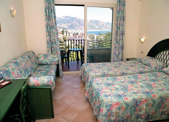 Villa Bianca Resort - Wohnbeispiel Doppelzimmer Meerblick (Zimmercodierung DBM)