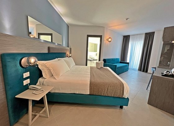 Resort La Battigia Beach & Spa - Wohnbeispiel Doppelzimmer Deluxe (Zimmercodierung DD1)