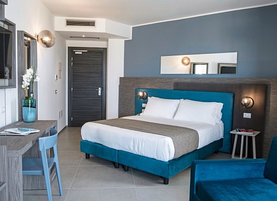 Resort La Battigia Beach & Spa - Wohnbeispiel Doppelzimmer Deluxe (Zimmercodierung DD1)