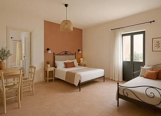 Delfino Beach - Wohnbeispiel Familienzimmer (Zimmercodierung FB1)