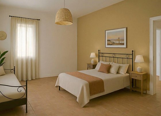 Delfino Beach - Wohnbeispiel Doppelzimmer Komfort (Zimmercodierung DF1)