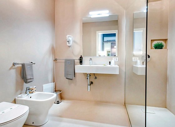 La Battigia - Wohnbeispiel Doppelzimmer (Zimmercodierungen DB1 & DB2)