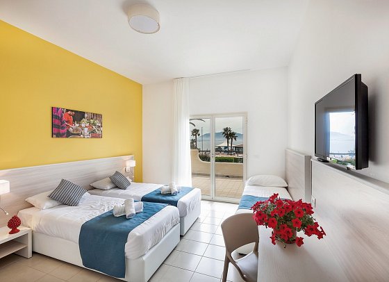 CDSHotels Terrasini - Citta del Mare - Wohnbeispiel Doppelzimmer Komfort Meerblick (Zimmercodierung DFM)