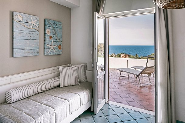 Mangia's Pollina Resort - Wohnbeispiel Juniorsuite (Zimmercodierung JB1)