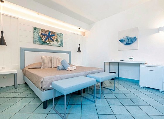 Mangia's Pollina Resort - Wohnbeispiel Doppelzimmer Superior (Zimmercodierung DS1)