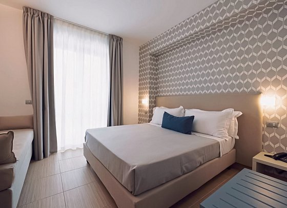 Selinunte Boutique Hotel - Wohnbeispiel Doppelzimmer Deluxe (Zimmercodierung DD1)