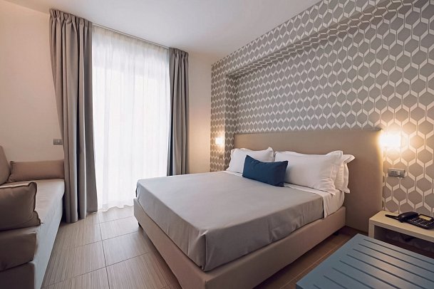 Selinunte Boutique Hotel - Wohnbeispiel Doppelzimmer Deluxe (Zimmercodierung DD1)