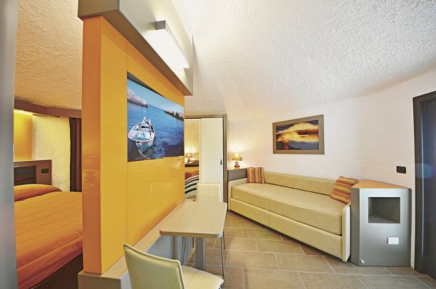 Calanica - Wohnbeispiel Juniorsuite (Zimmercodierungen J1N, J1M & J2M)