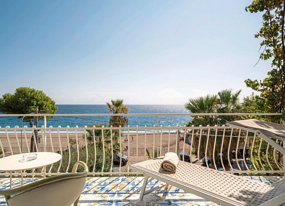 Rivage Taormina - Wohnbeispiel Doppelzimmer Deluxe Meerblick (Zimmercodierung DDM)