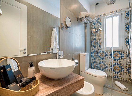 Rivage Taormina - Wohnbeispiel Doppelzimmer Deluxe Meerblick (Zimmercodierung DDM)