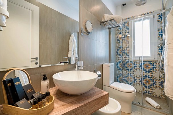 Rivage Taormina - Wohnbeispiel Doppelzimmer Deluxe Meerblick (Zimmercodierung DDM)