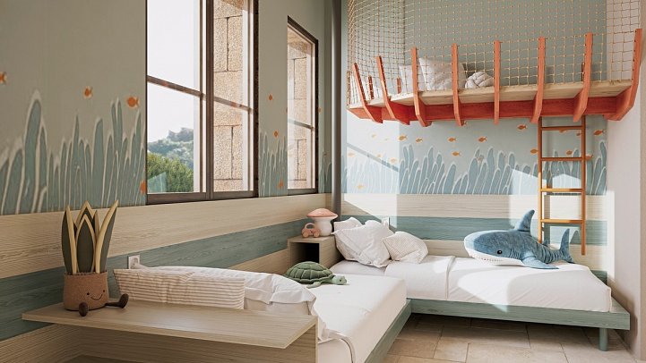 Falkensteiner Family Resort Sicily - Modellzeichnung Villa Familie (Zimmercodierung VI1)