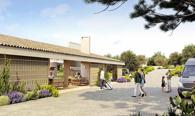 Mangia's Costa Ragusa Borgo - Modellzeichnung