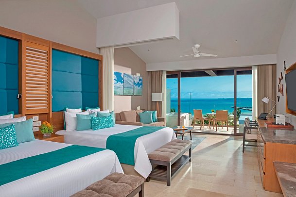 Dreams Playa Mujeres Golf & Spa Resort - Wohnbeispiel Preferred Club Juniorsuite Oceanview (Zimmercodierung J2M)