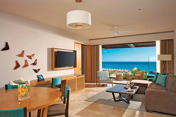 Dreams Playa Mujeres Golf & Spa Resort - Wohnbeispiel Preferred Mastersuite Oceanview (Zimmercodierung W1M)