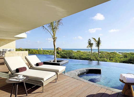Grand Palladium Select Costa Mujeres - Wohnbeispiel Juniorsuite Pool Access (Zimmercodierung J2P)
