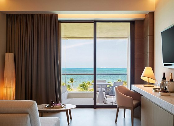 SLS Playa Mujeres - Wohnbeispiel Delight King Oceanview (Zimmercodierung WDM)