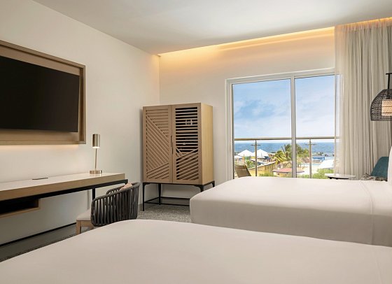 Courtyard by Marriott Curaçao - Wohnbeispiel Ocean View with Balcony (Zimmercodierung U1M)