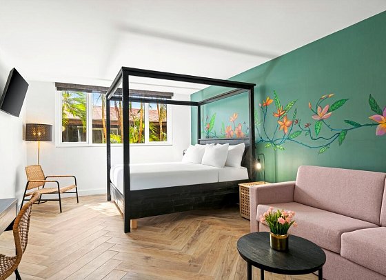 Parasasa Hotel Curaçao - Wohnbeispiel King Bed Deluxe (Zimmercodierung UB8)