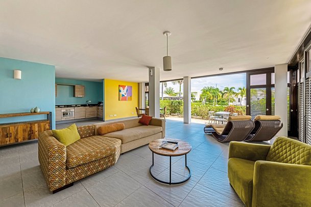Blue Bay Curaçao Golf & Beach Resort - Wohnbeispiel Two Bedroom Garden Apartment (Zimmercodierung OB1)