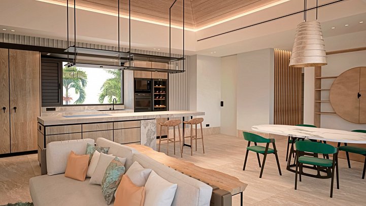 Blue Bay Curaçao Golf & Beach Resort - Wohnbeispiel Two Bedroom The Ridge Oceanfront Luxury Apartment (Zimmercodierung OB3)