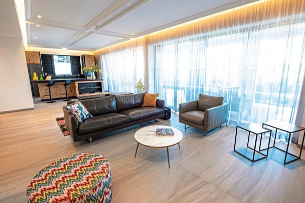 Blue Bay Curaçao Golf & Beach Resort - Wohnbeispiel Two Bedroom The Shore Beachfront Luxury Apartment (Zimmercodierung OB2)