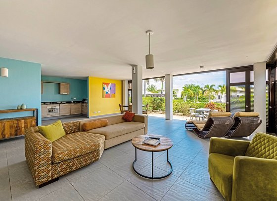 Blue Bay Curaçao Golf & Beach Resort - Wohnbeispiel Two Bedroom Garden Apartment (Zimmercodierung OB1)