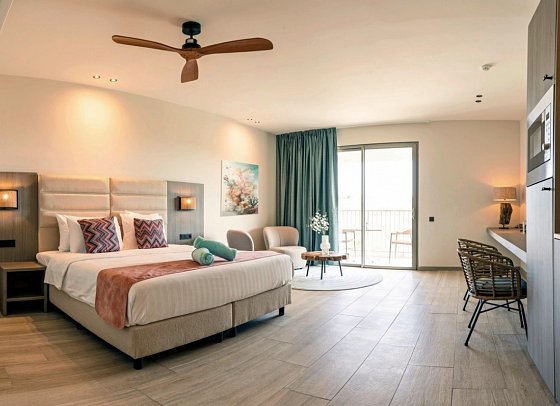 Dolphin Suites - Wohnbeispiel Deluxe Room (Zimmercodierungen UD3 & PD3)