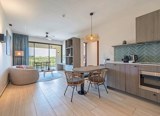 Dolphin Suites - Wohnbeispiel Deluxe Apartment/Deluxe Suite (Zimmercodierungen PD3, WD1 & WD2)