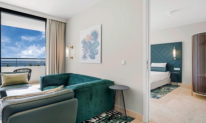 Mangrove Beach Corendon Curaçao All-Inclusive Resort, Curio by Hilton - Wohnbeispiel Suite Oceanview (Zimmercodierung W5M)