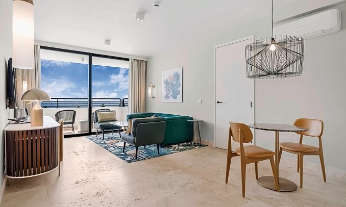 Mangrove Beach Corendon Curaçao All-Inclusive Resort, Curio by Hilton - Wohnbeispiel Suite Oceanview (Zimmercodierung W5M)