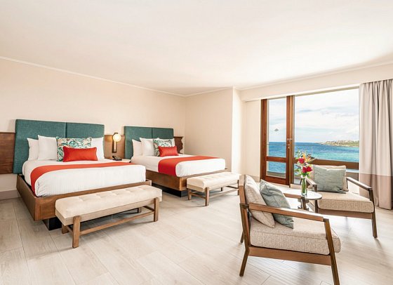 Dreams Curaçao Resort, Spa & Casino - Wohnbeispiel Preferred Club Junior Suite Ocean View (Zimmercodierung JMM)