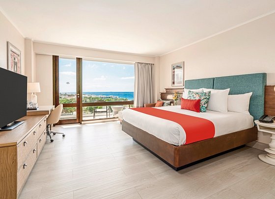 Dreams Curaçao Resort, Spa & Casino - Wohnbeispiel Deluxe Partial Ocean View (Zimmercodierung UDC)