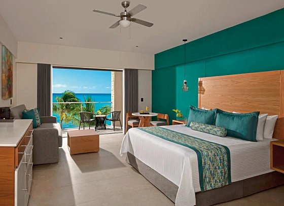 Dreams Cozumel Cape Resort & Spa - Wohnbeispiel Preferred Club Juniorsuite Oceanview (Zimmercodierung JLM)