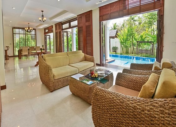 Furama Resort Danang - Wohnbeispiel 1 BR Pool Villa (Zimmercodierungen VB5 & VB6)