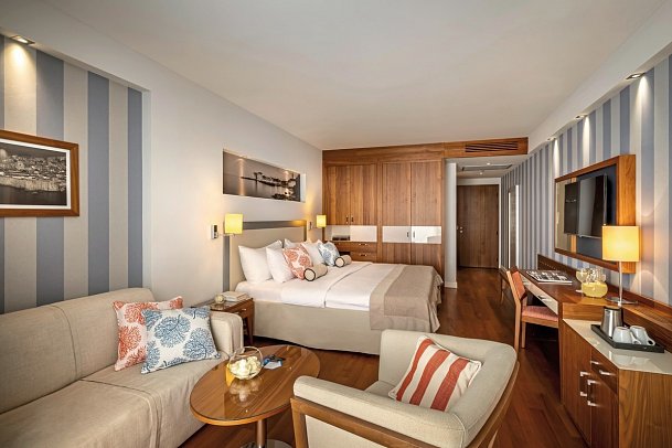 President Hotel Valamar Collection - Wohnbeispiel Zimmer für 2 plus 2 Meerblick (Zimmercodierung DMM)