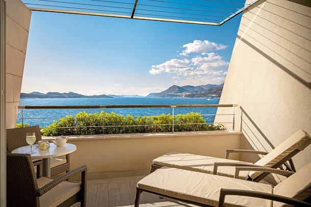 President Hotel Valamar Collection - Wohnbeispiel Zimmer für 2 plus 2 Meerblick (Zimmercodierung DMM)