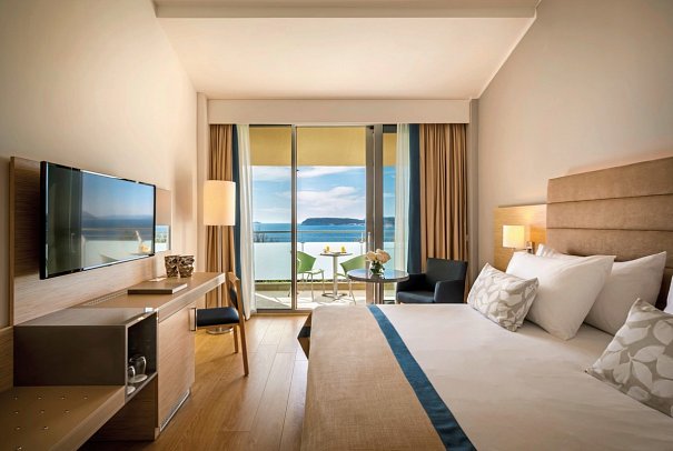 Valamar Argosy Hotel - Wohnbeispiel Zimmer für 2 Meerseite (Zimmercodierung DBC)