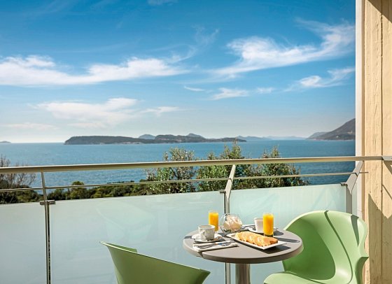 Valamar Argosy Hotel - Wohnbeispiel Zimmer für 2 Meerseite (Zimmercodierung DBC)