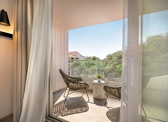 Valamar Tirena Hotel - Wohnbeispiel Zimmer Superior für 2 plus 1 (Zimmercodierungen DS1 & DC3)