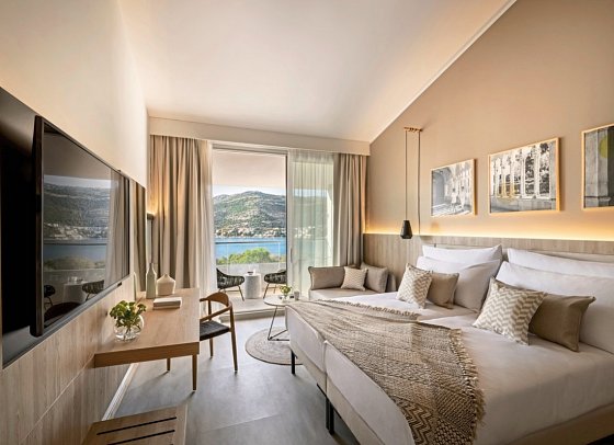 Valamar Tirena Hotel - Wohnbeispiel Zimmer Superior für 2 plus 1 Meerseite (Zimmercodierung DSC)