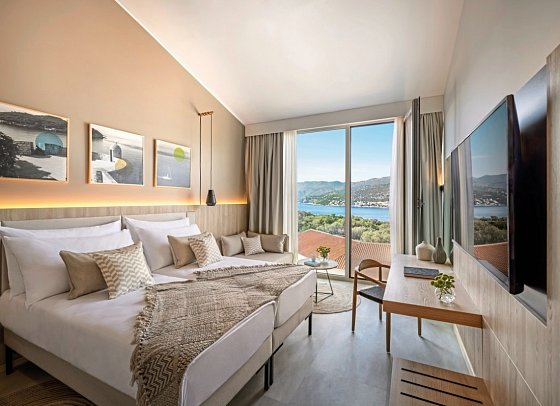 Valamar Tirena Hotel - Wohnbeispiel Zimmer Superior für 2 plus 1 Meerseite (Zimmercodierung DSC)