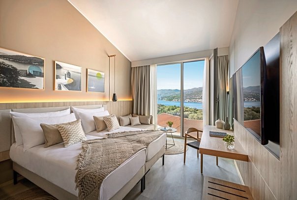 Valamar Tirena Hotel - Wohnbeispiel Zimmer Superior für 2 plus 1 Meerseite (Zimmercodierung DSC)