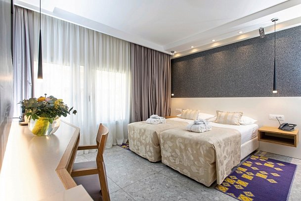 Hotel Lero - Wohnbeispiel Doppelzimmer (Zimmercodierungen DB1 & DC2)