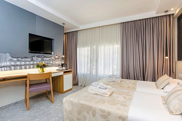 Hotel Lero - Wohnbeispiel Doppelzimmer (Zimmercodierungen DB1 & DC2)