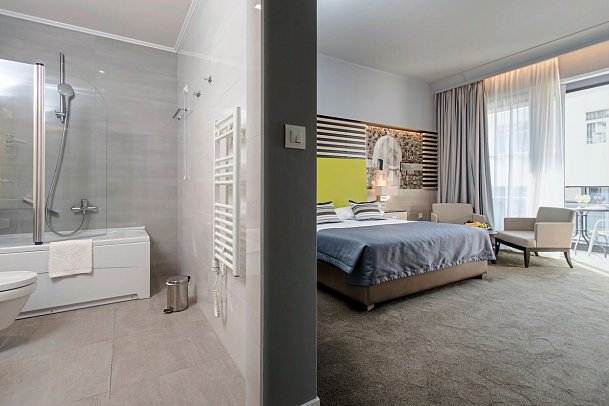 Hotel Lero - Wohnbeispiel DZ Executive Poolblick (Zimmercodierung DTP)