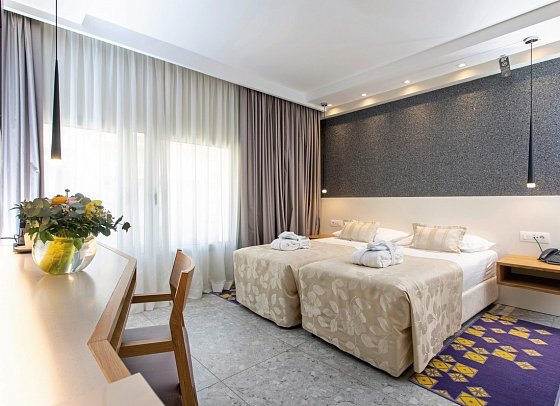 Hotel Lero - Wohnbeispiel Doppelzimmer (Zimmercodierungen DB1 & DC2)