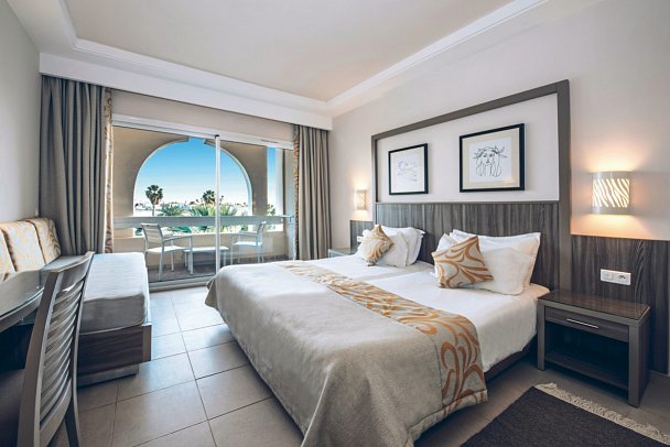 Iberostar Waves Mehari Djerba - Wohnbeispiel Doppelzimmer Poolblick (Zimmercodierungen DBP & D1P)