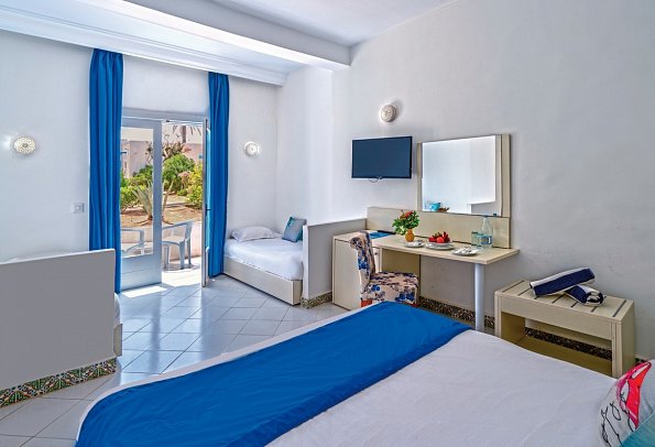 Hari Club Beach Resort - Wohnbeispiel Vierbettzimmer (Zimmercodierung RB1)